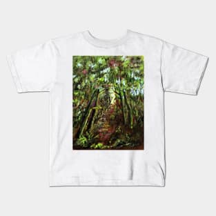 Green Forest Walk Kids T-Shirt